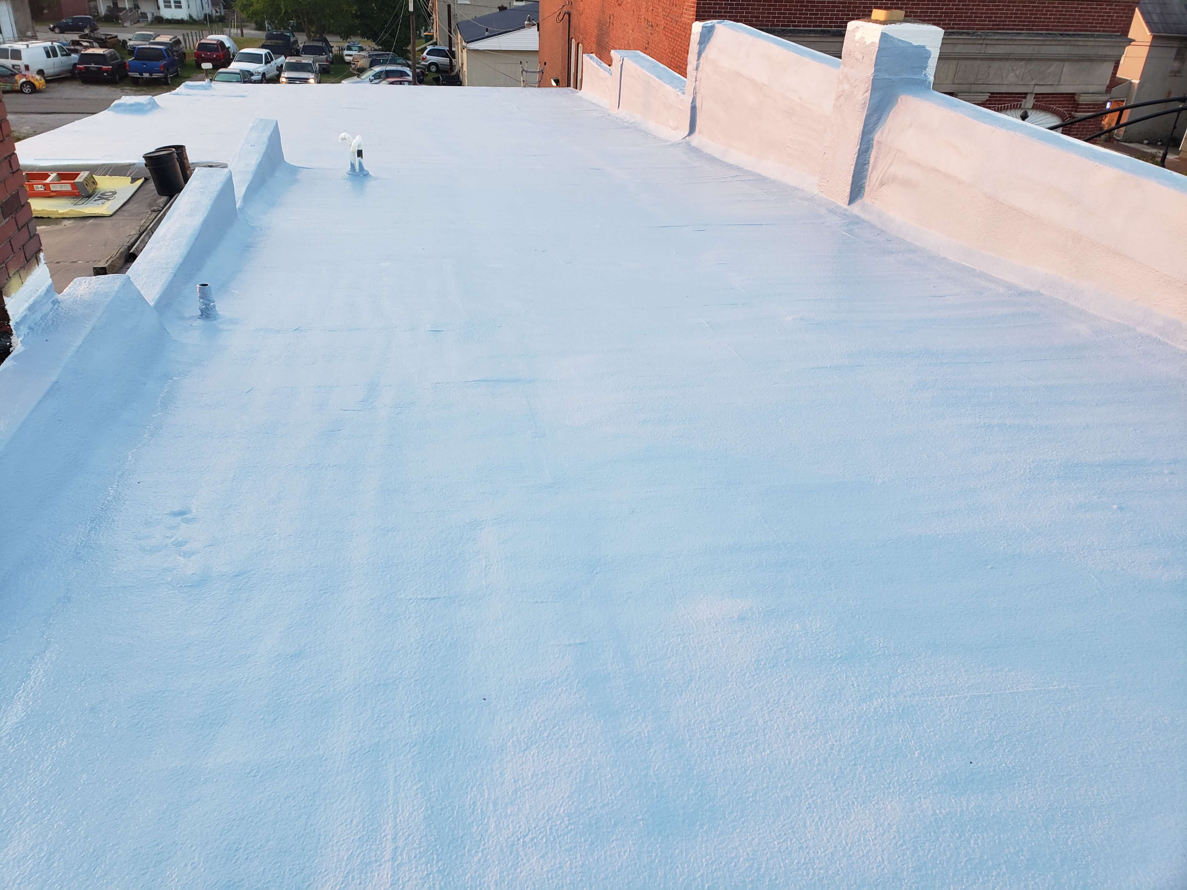 Blue Painted Roof